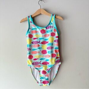 Gymboree Fish Print One Piece Swim Suit